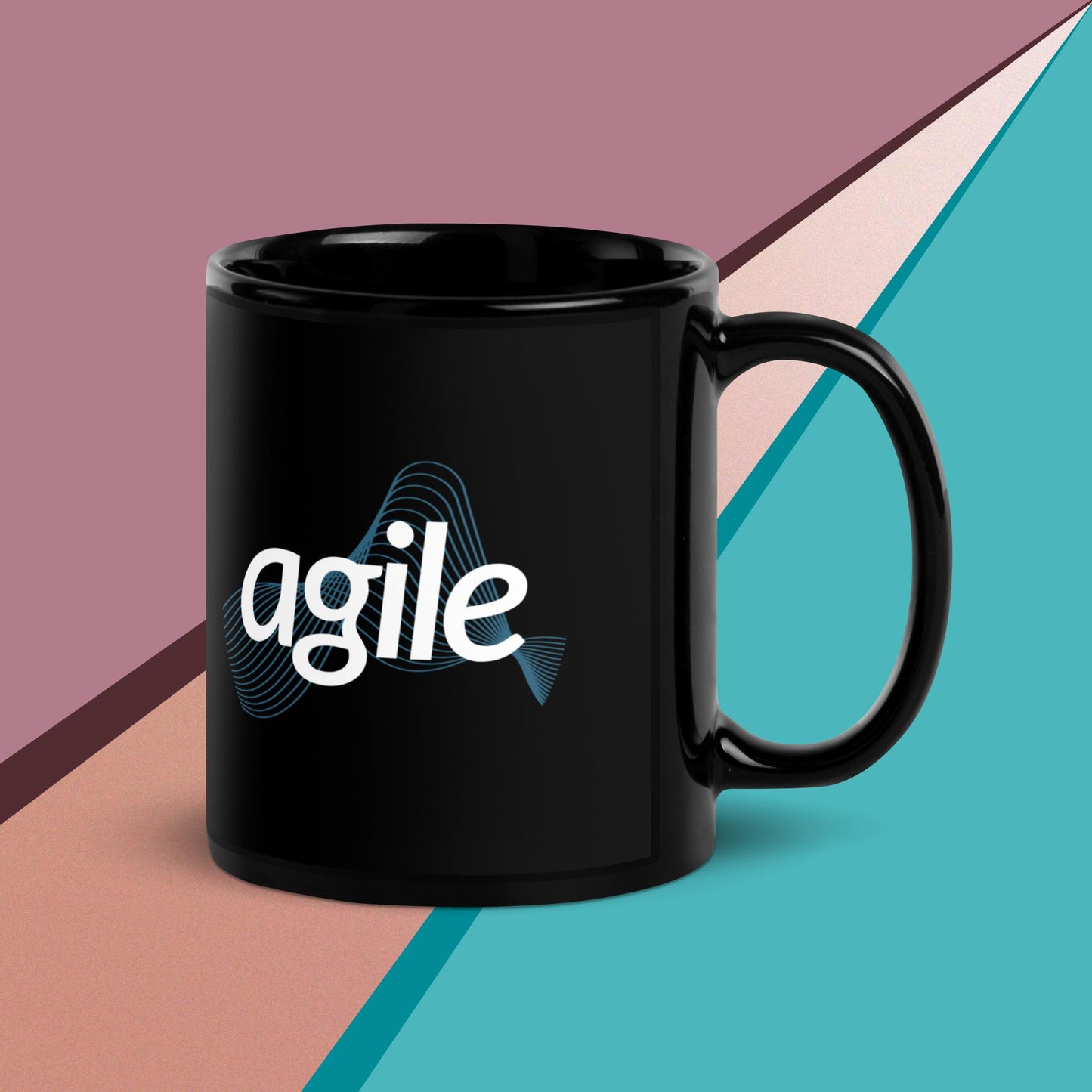 Agile logo - Black Glossy Mug