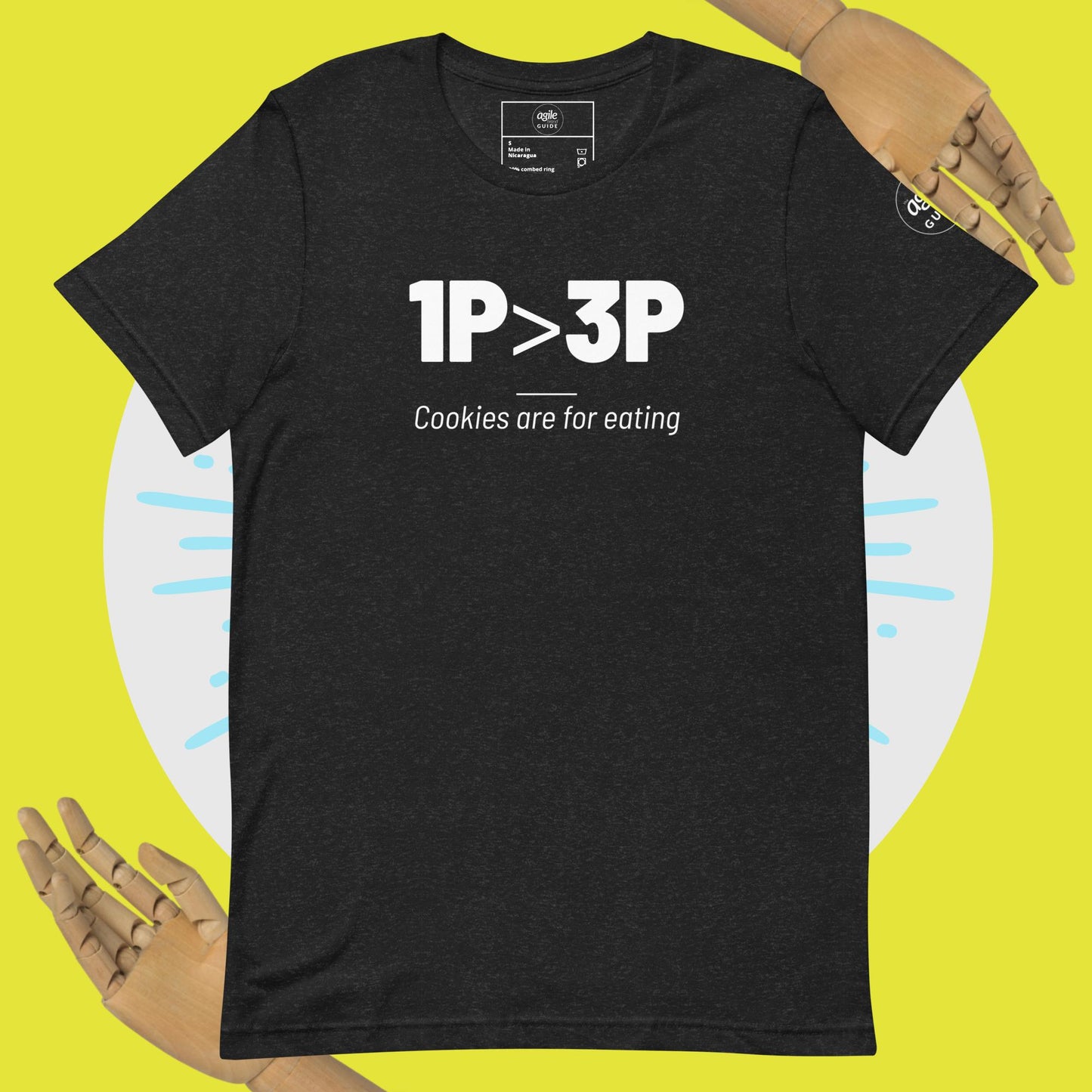 1P is Greater than 3P Unisex t-shirt