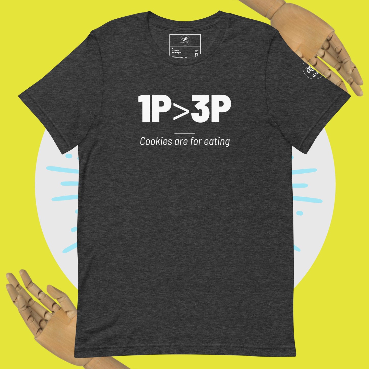 1P is Greater than 3P Unisex t-shirt