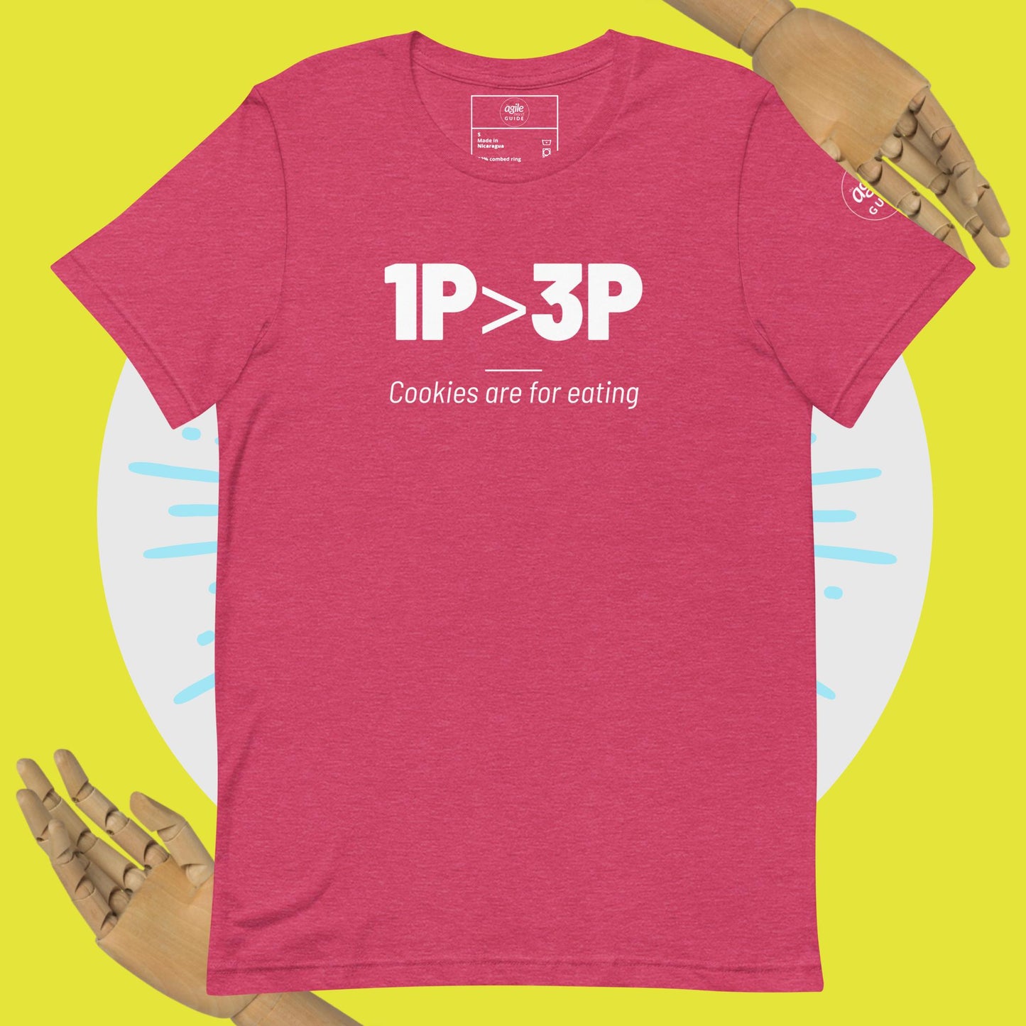 1P is Greater than 3P Unisex t-shirt