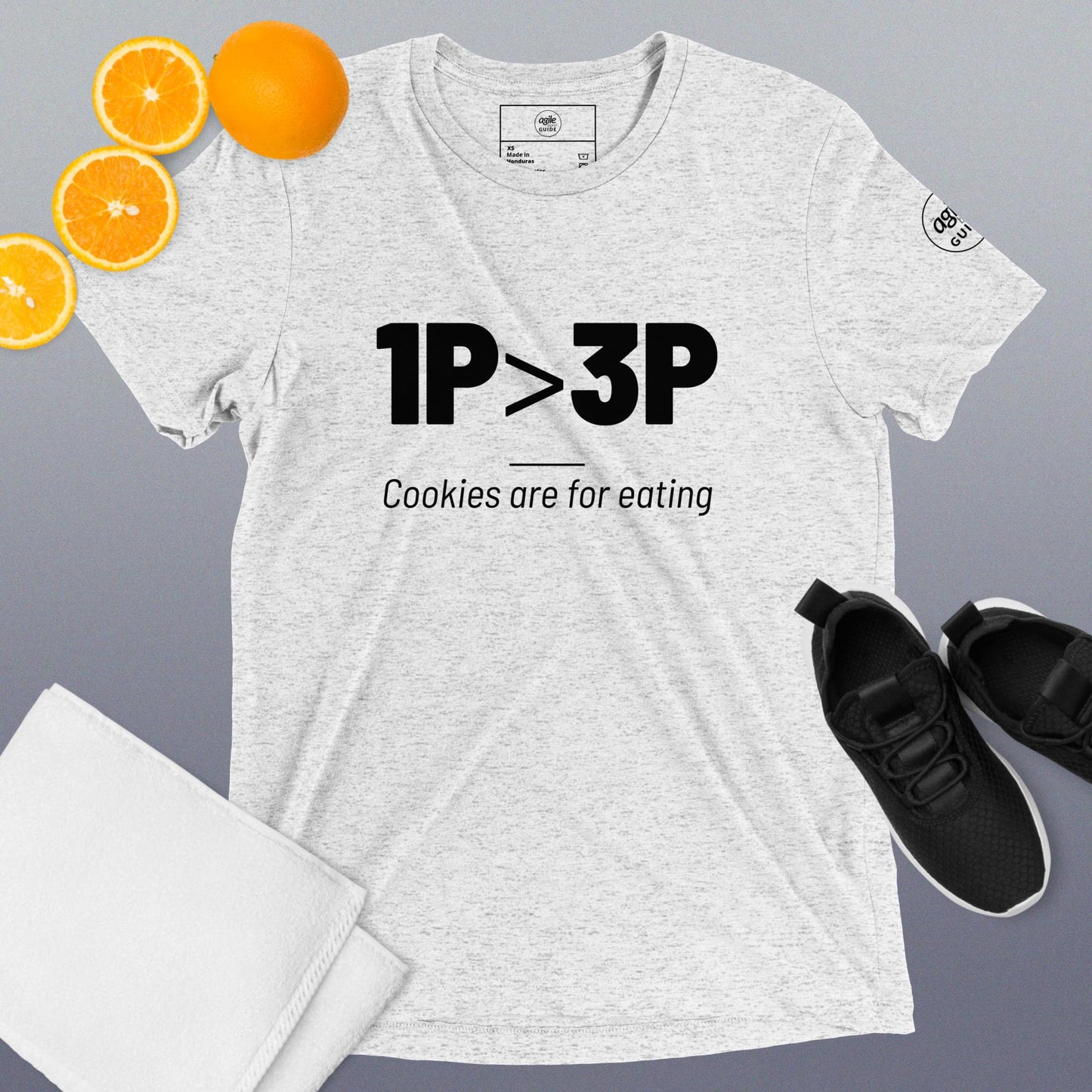 1P is Greater than 3P Short sleeve t-shirt